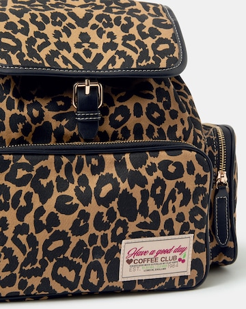 Accessorize Leopard Print Backpack