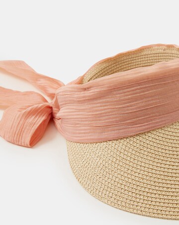 Accessorize Bow Woven Sun Visor