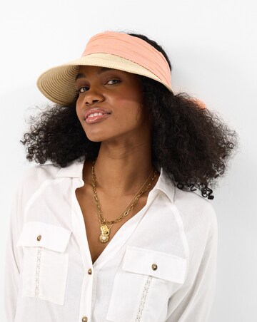 Accessorize Bow Woven Sun Visor