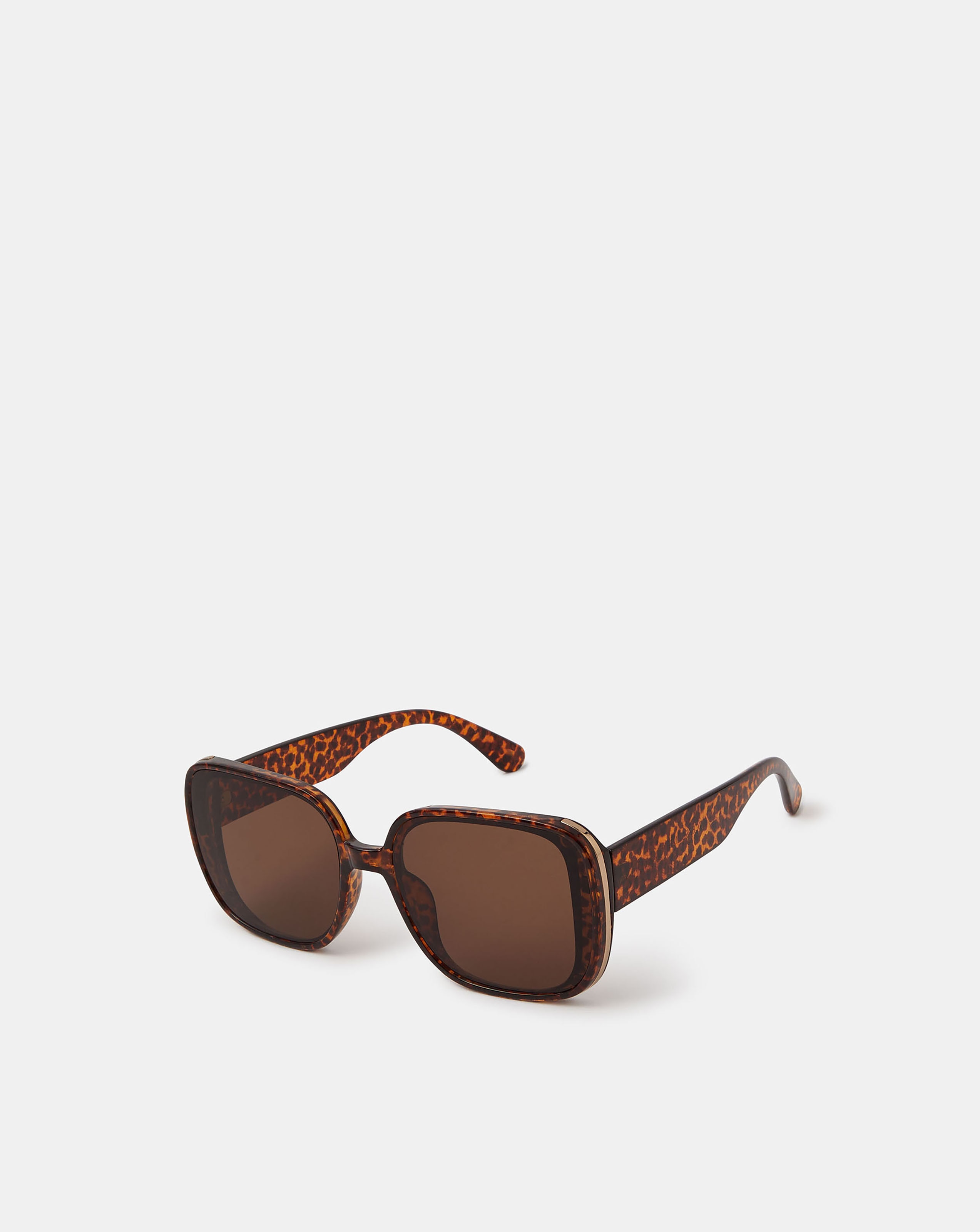 Accessorize Leopard Print Sunglasses