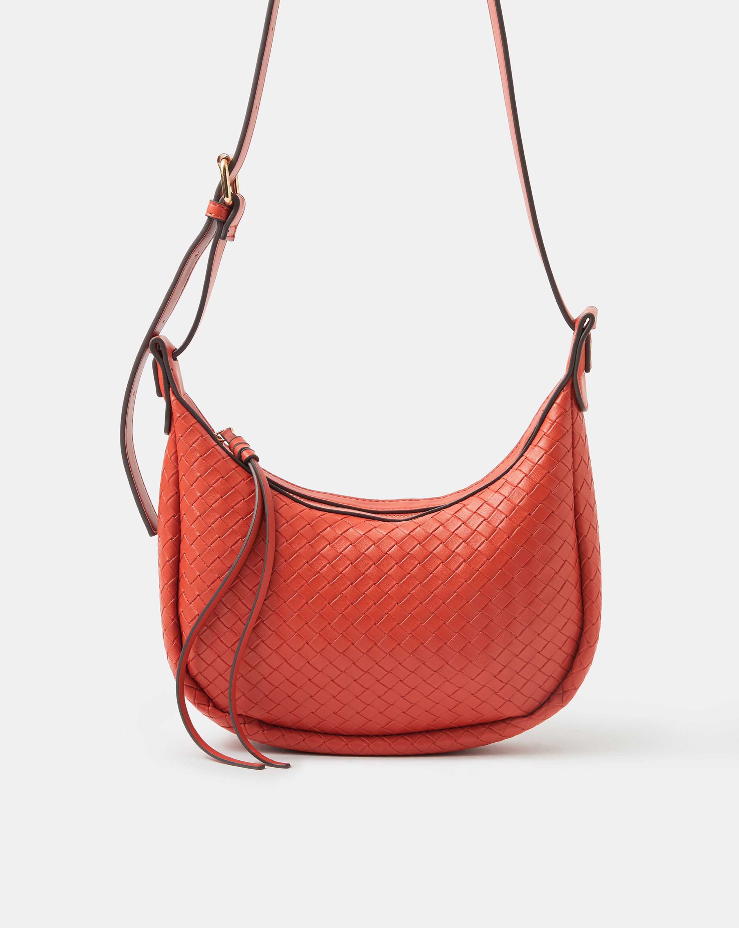 New In - Accessorize Woven Scoop Crossbody Bag