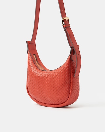 Accessorize Woven Scoop Crossbody Bag