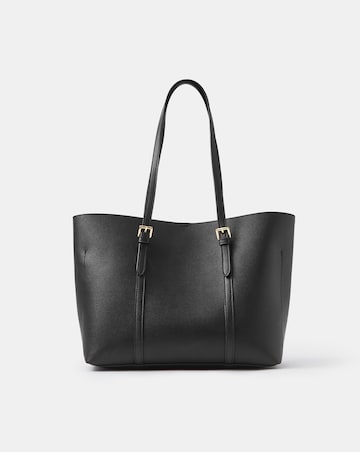 Accessorize Buckle Strap Laptop Tote Bag