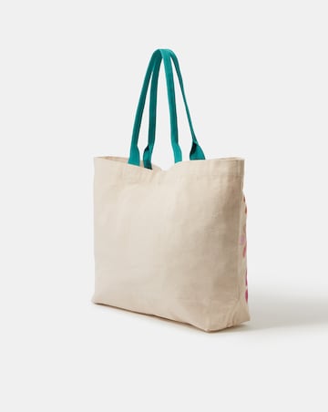 Accessorize Floral Embroidered Shopper