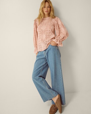 Monsoon Imogen Lace Blouson Blouse