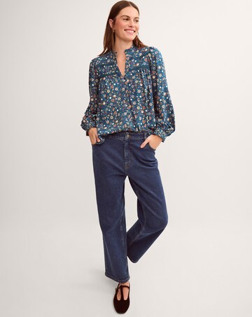 Monsoon Francine Floral Jersey Blouse