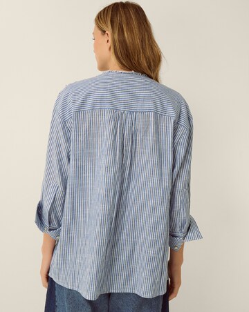 Monsoon Tanya Ruffle Stripe Shirt