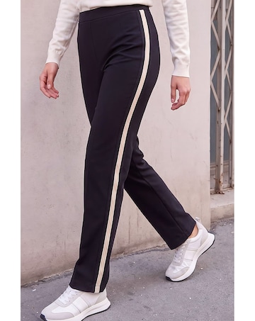 Roman Petite Side Stripe Ponte Trouser