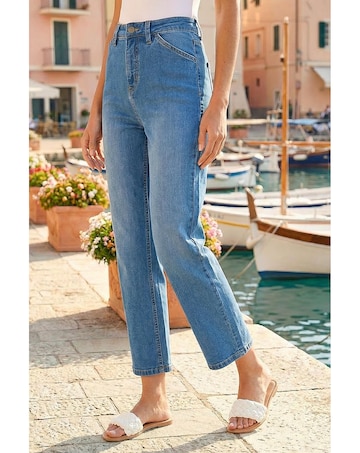 Roman Cotton Ankle Grazer Stretch Jean