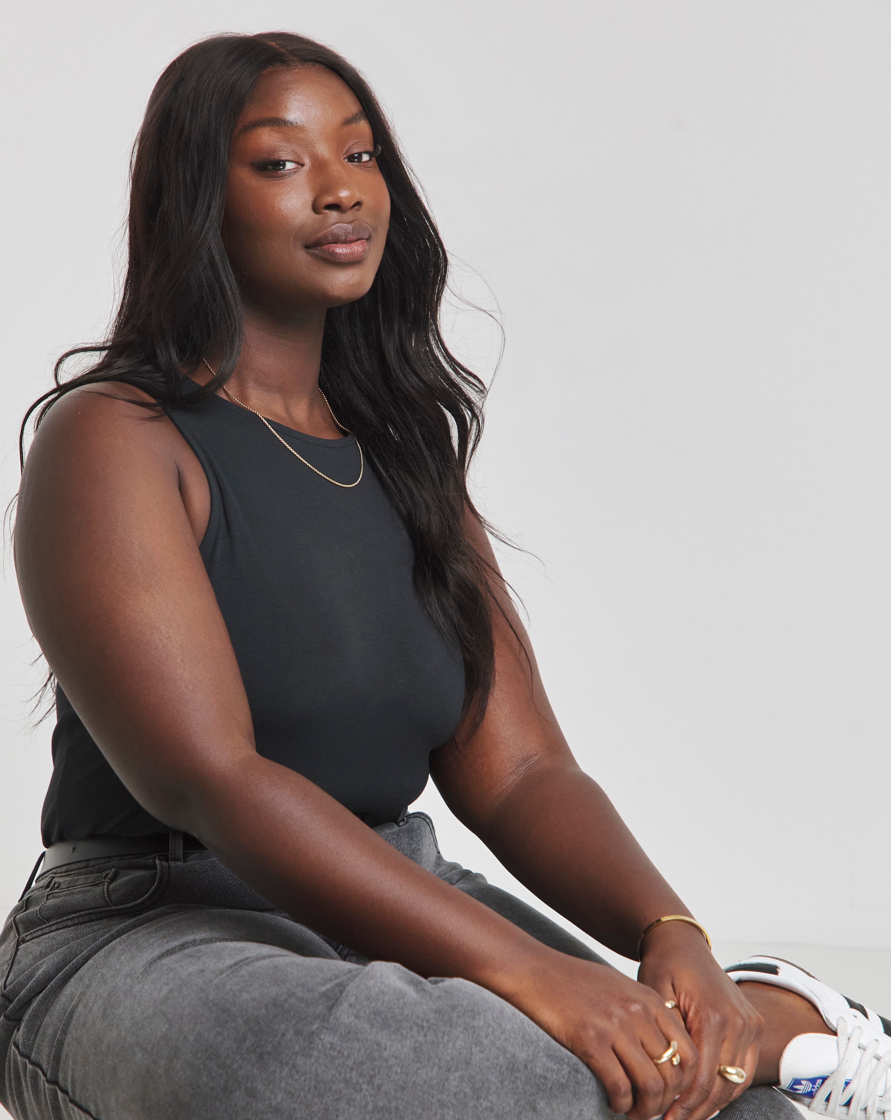 Black Racer Neck Bodysuit