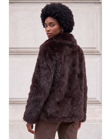 Roman Faux Fur Short Coat