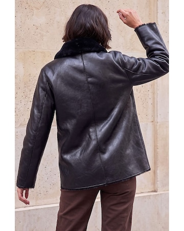 Roman Bonded Faux Fur Coat