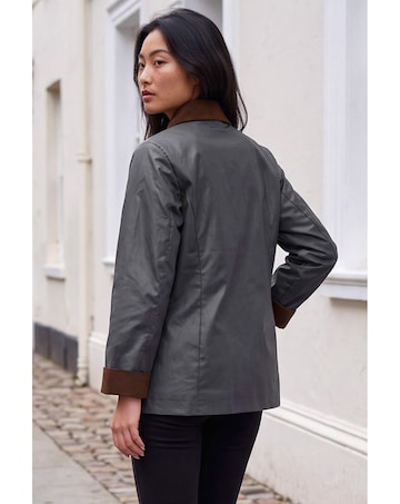 Roman Petite Waxed Pocket Coat