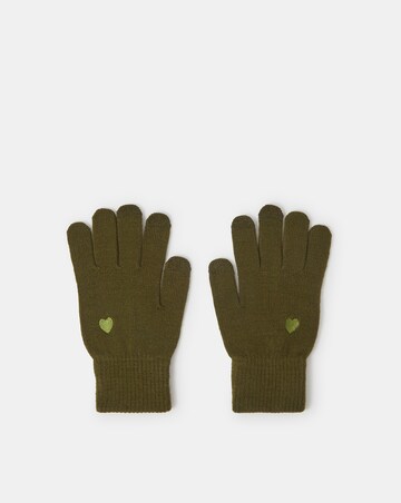 Accessorize Heart Touchscreen Gloves