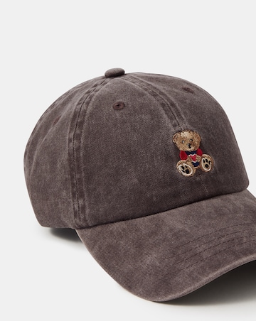 Accessorize Teddy Bear Denim Cap