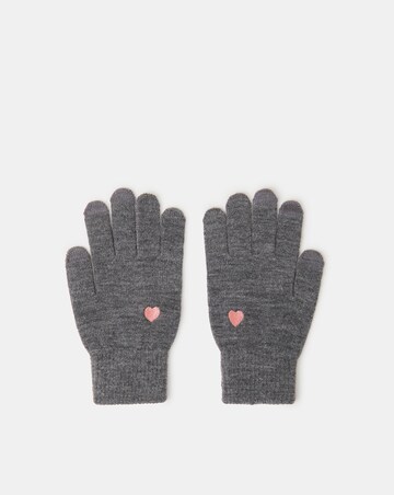 Accessorize Heart Touchscreen Gloves