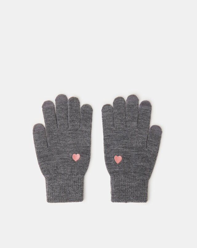 New In - Accessorize Heart Touchscreen Gloves