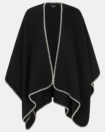 Accessorize Whipstitch Knit Poncho