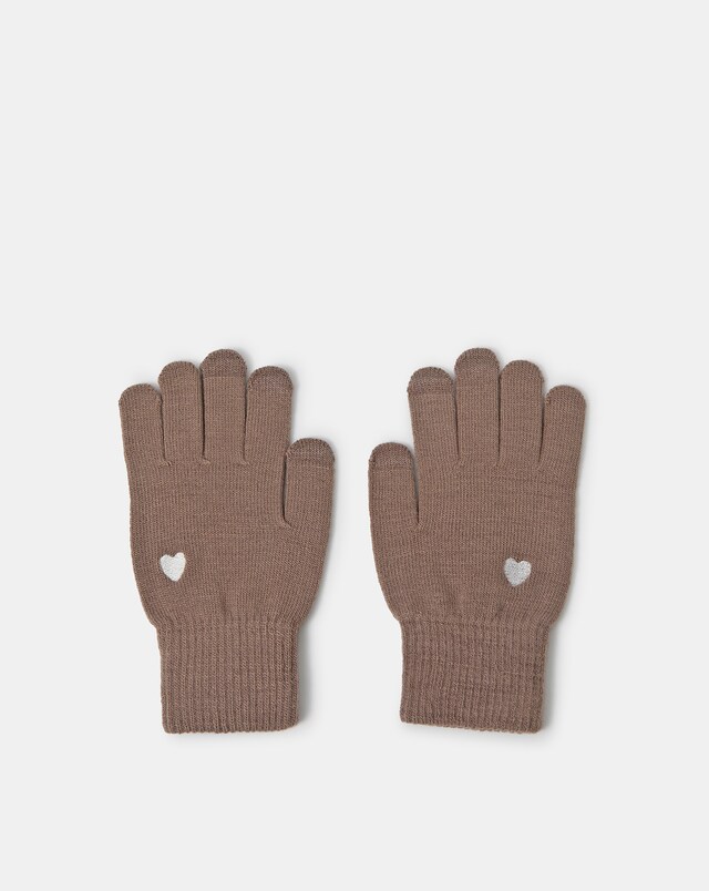 New In - Accessorize Heart Touchscreen Gloves