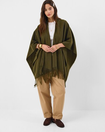 Accessorize Fringe Knit Poncho