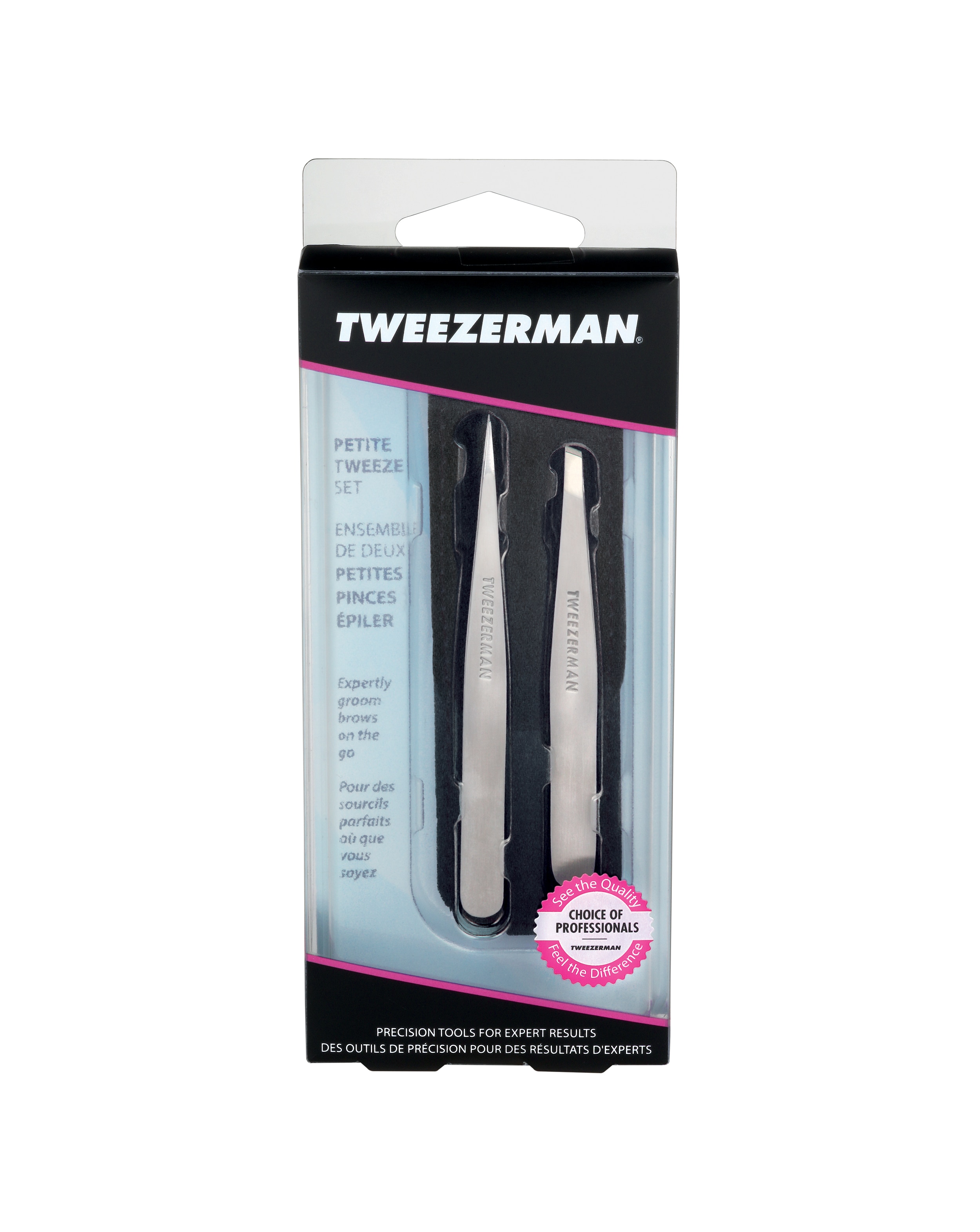Tweezerman Petite Tweeze Set Black Case