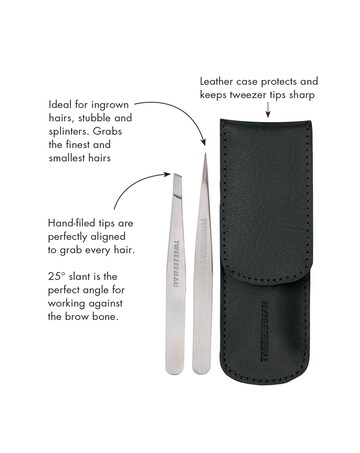 Tweezerman Petite Tweeze Set Black Case