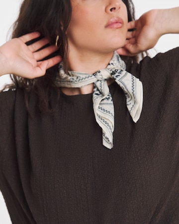 Simply Be Chocolate Waffle Kimono T-Shirt