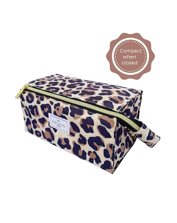 The Flat Lay Co. Makeup Box Bag - Leopard