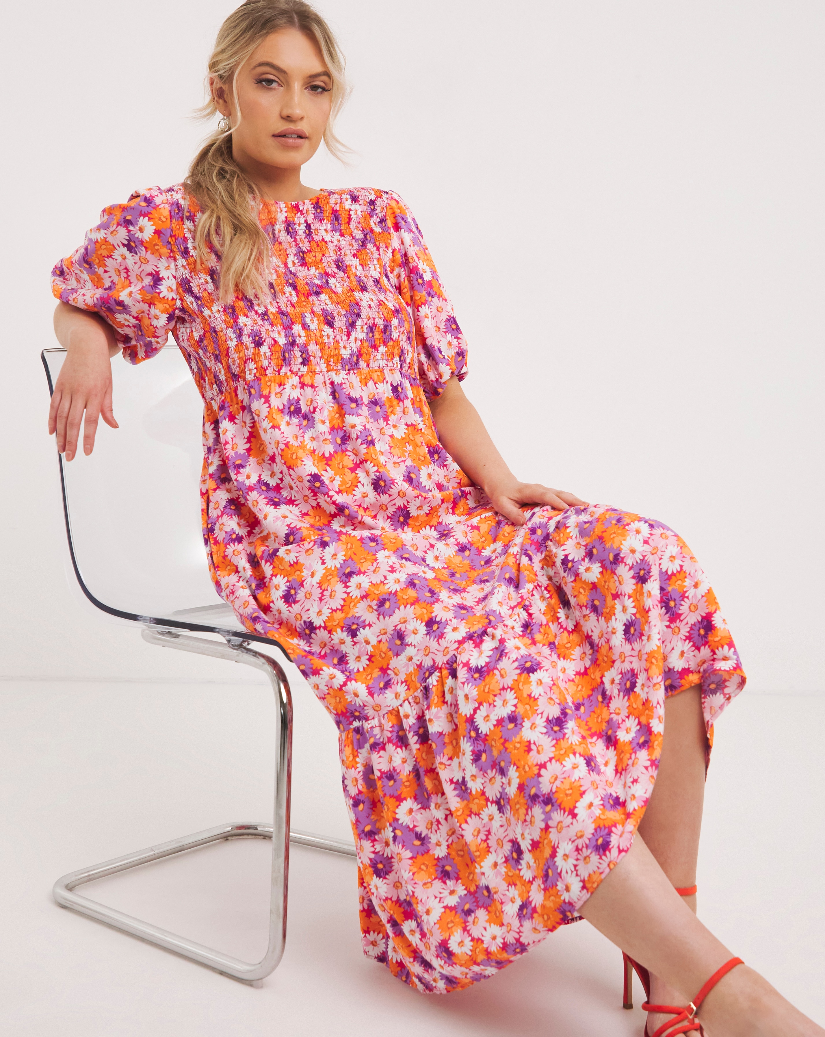 Nobody's Child Kelsie Midi Dress
