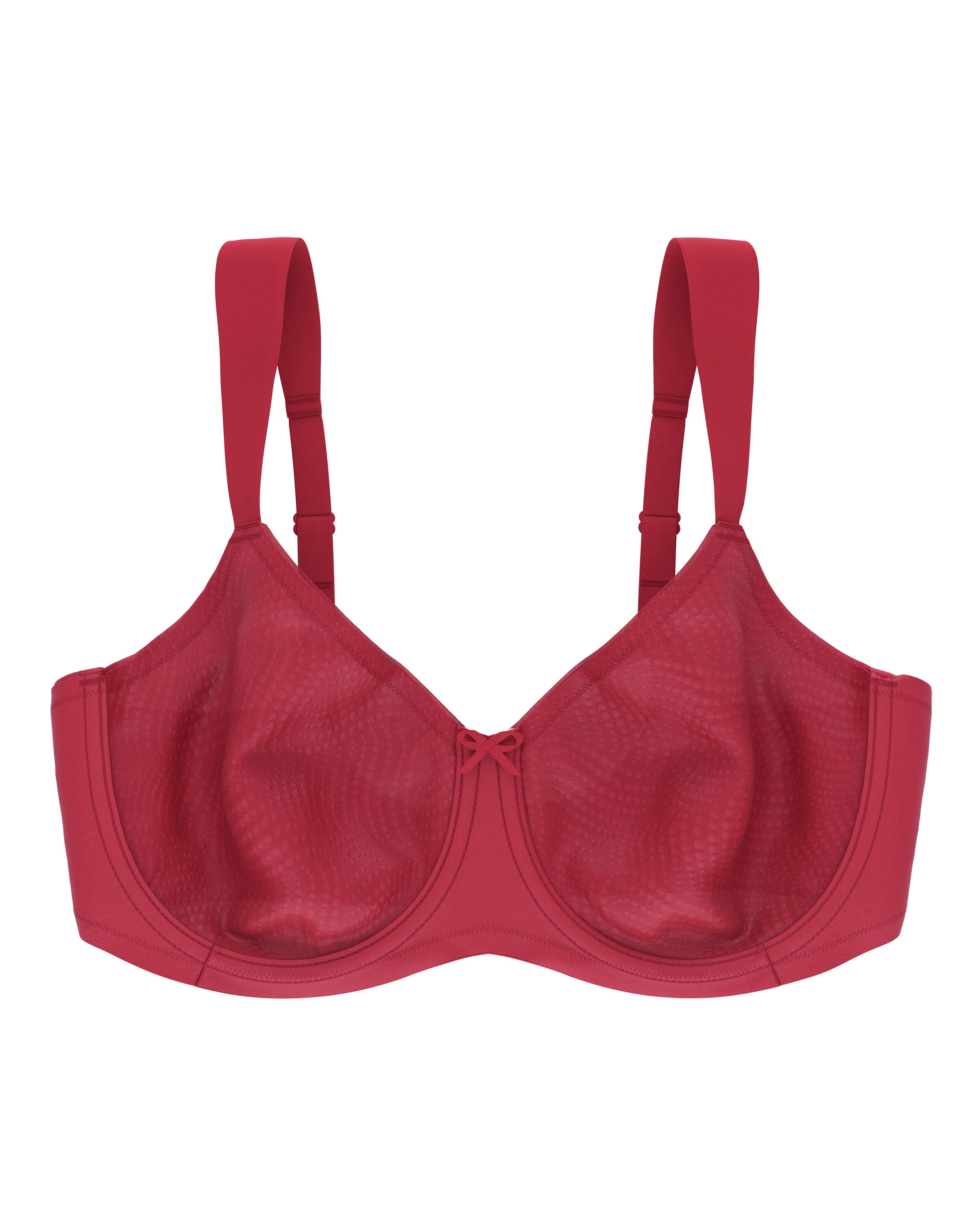 Triumph Essential Minimiser Bra Crimson