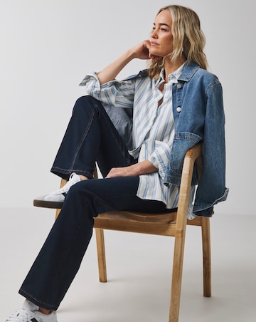 24/7 Indigo Bootcut Jeans made with Organic Cotton