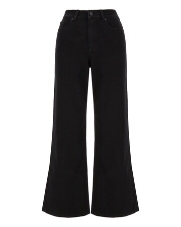 24/7 Black Wide Leg Jeans made with 73% Organic Cotton