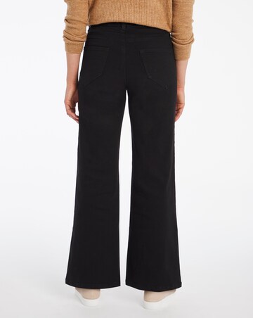 24/7 Black Wide Leg Jeans made with 73% Organic Cotton