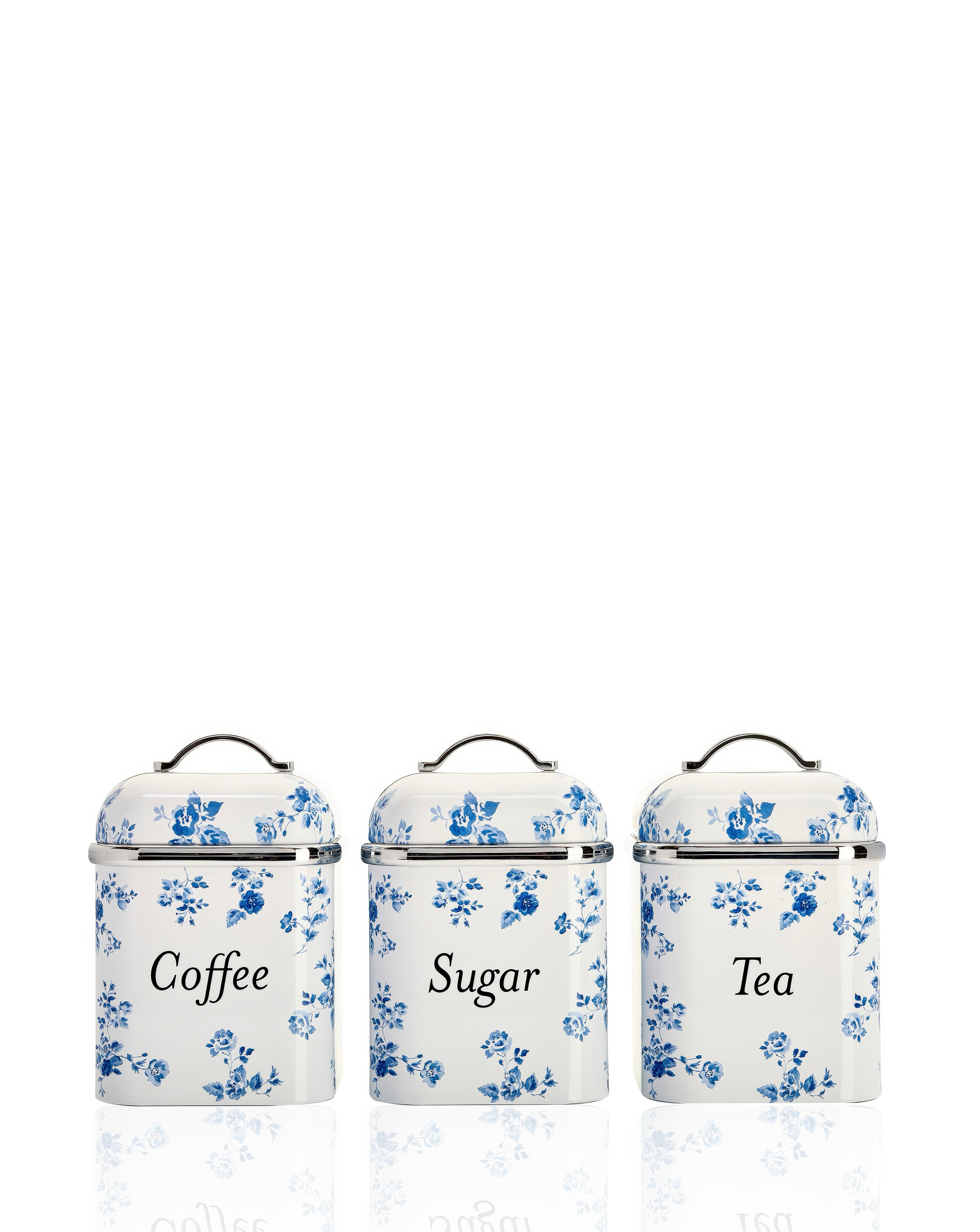 Laura Ashley Set of 3 Canisters China