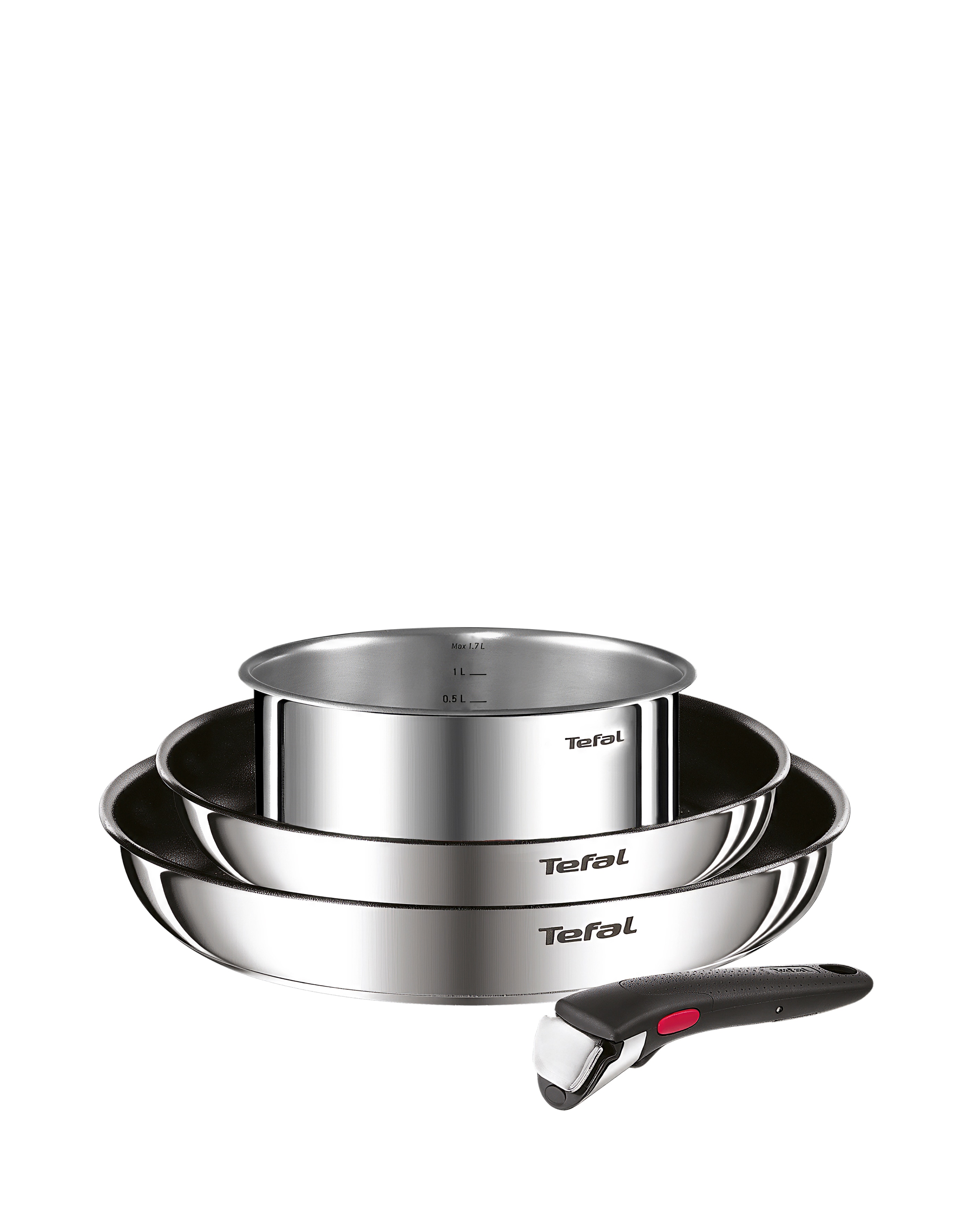 Tefal Ingenio 4 Piece Stainless Pan Set