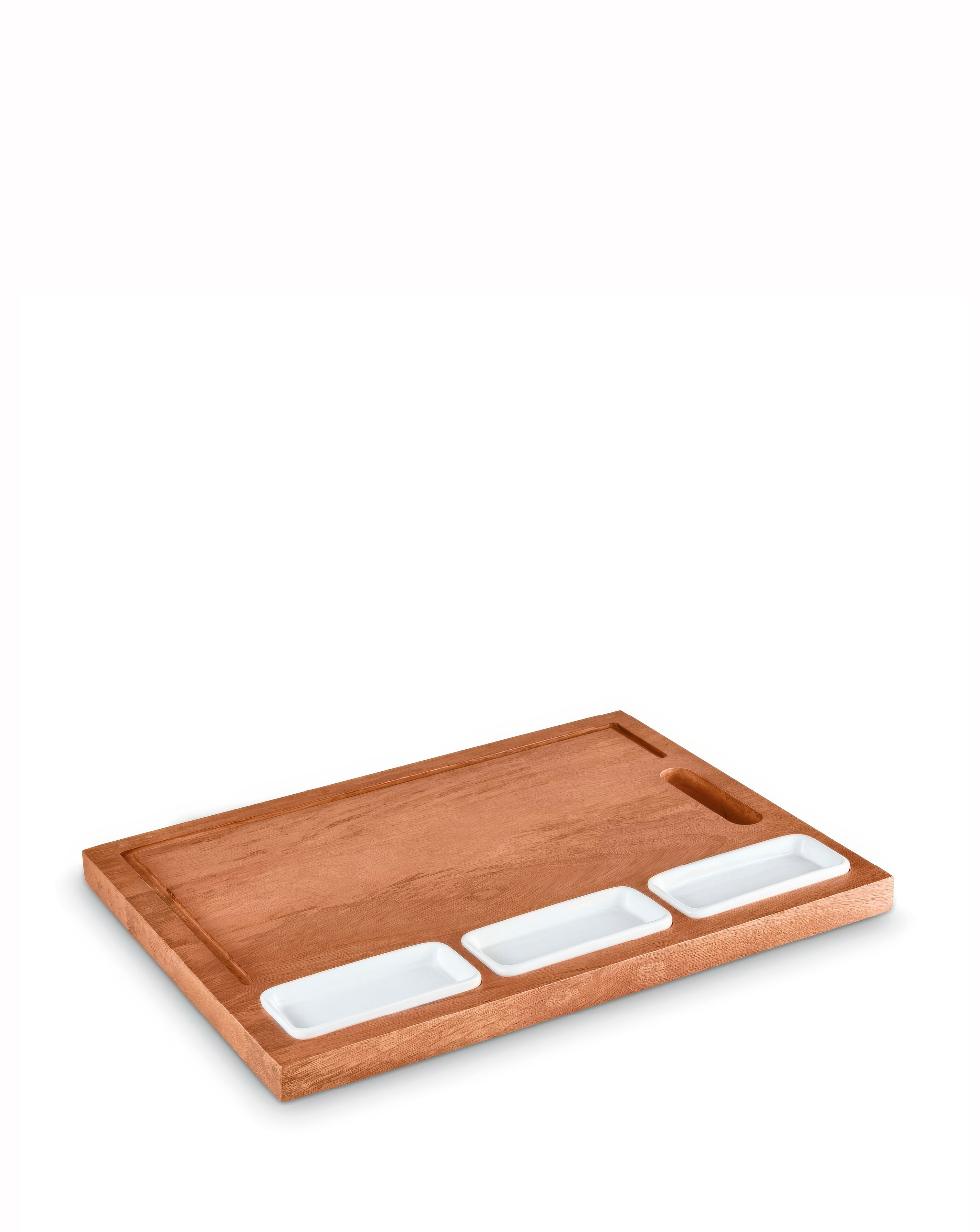 New In - Tower Chopping Board with Dip Bowls