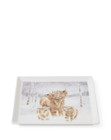 Wrendale Highland Cow Square Platter