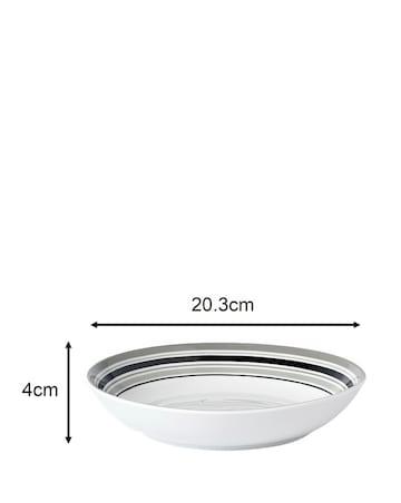 Waterside Brompton Grey 80 Piece Dinner Set