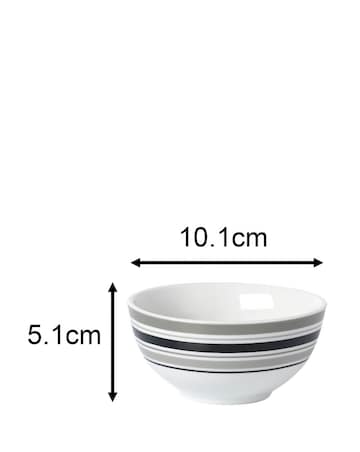 Waterside Brompton Grey 80 Piece Dinner Set