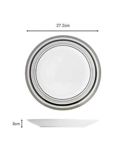 Waterside Brompton Grey 80 Piece Dinner Set