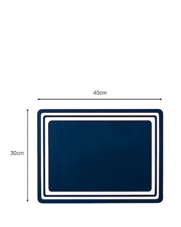 Waterside Blue Bistro 80 Piece Dinner Set