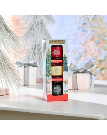 Yankee Candle Christmas Holiday Party Giftset 3 Mini Votive