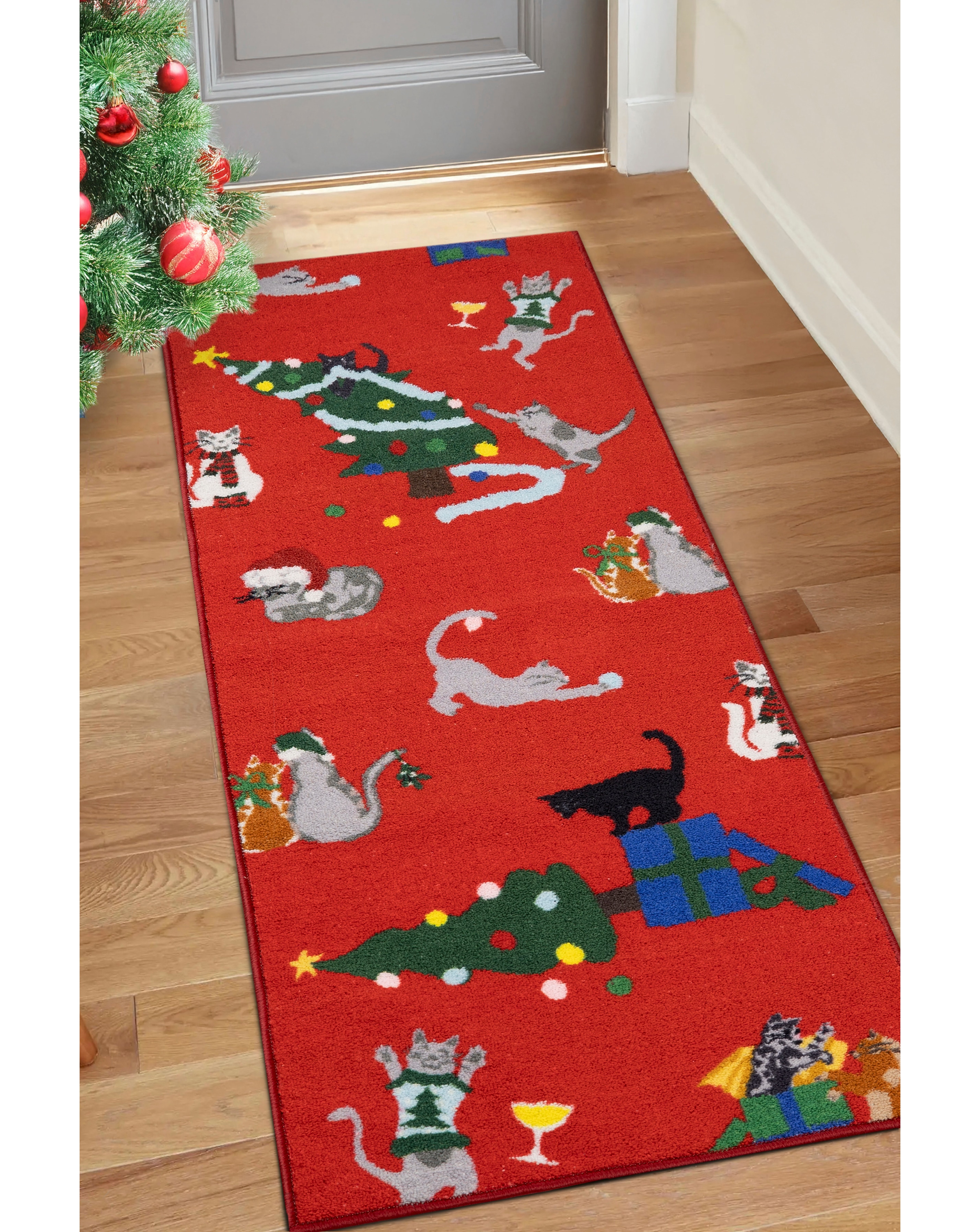 Festive Cats Runner