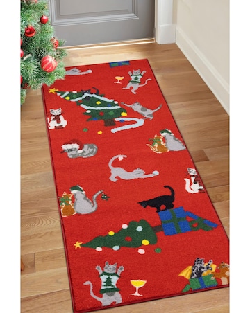 Festive Cats Runner