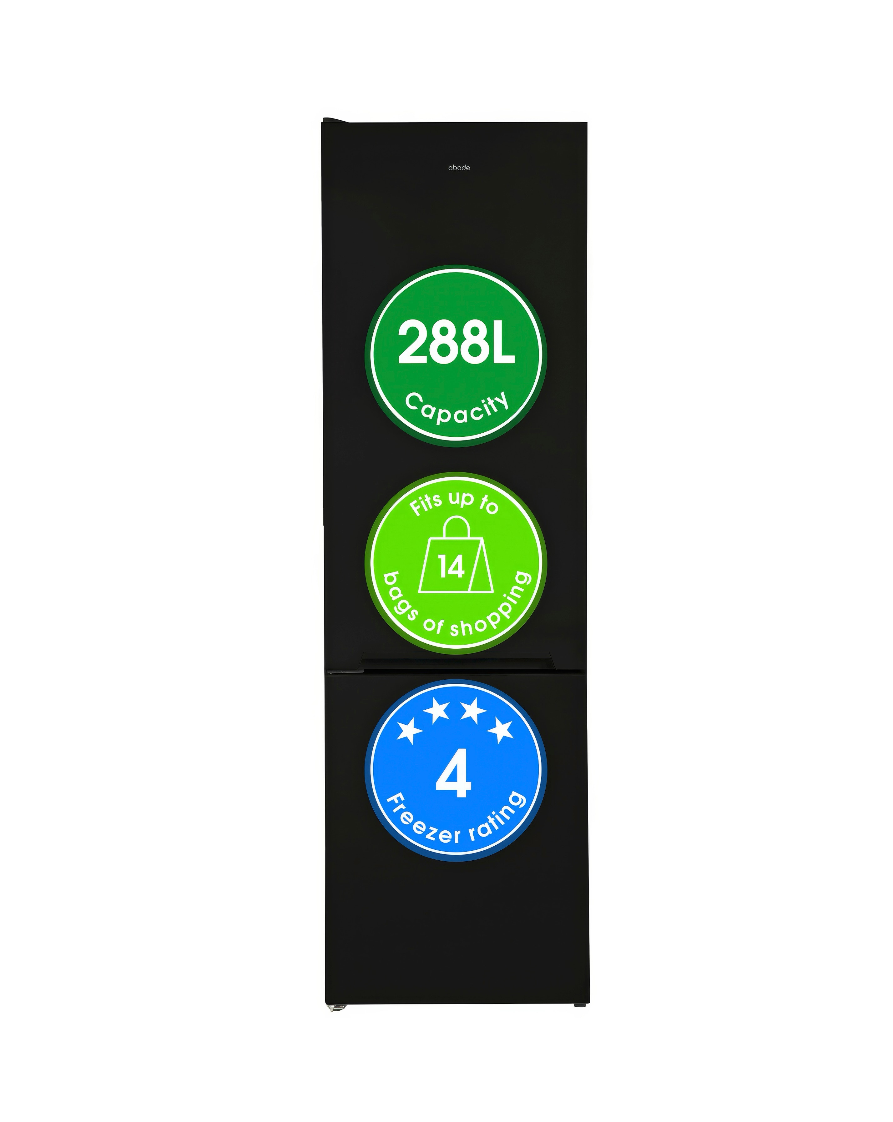 Abode A180FF541E1B 70/30 Fr Freezer Blk