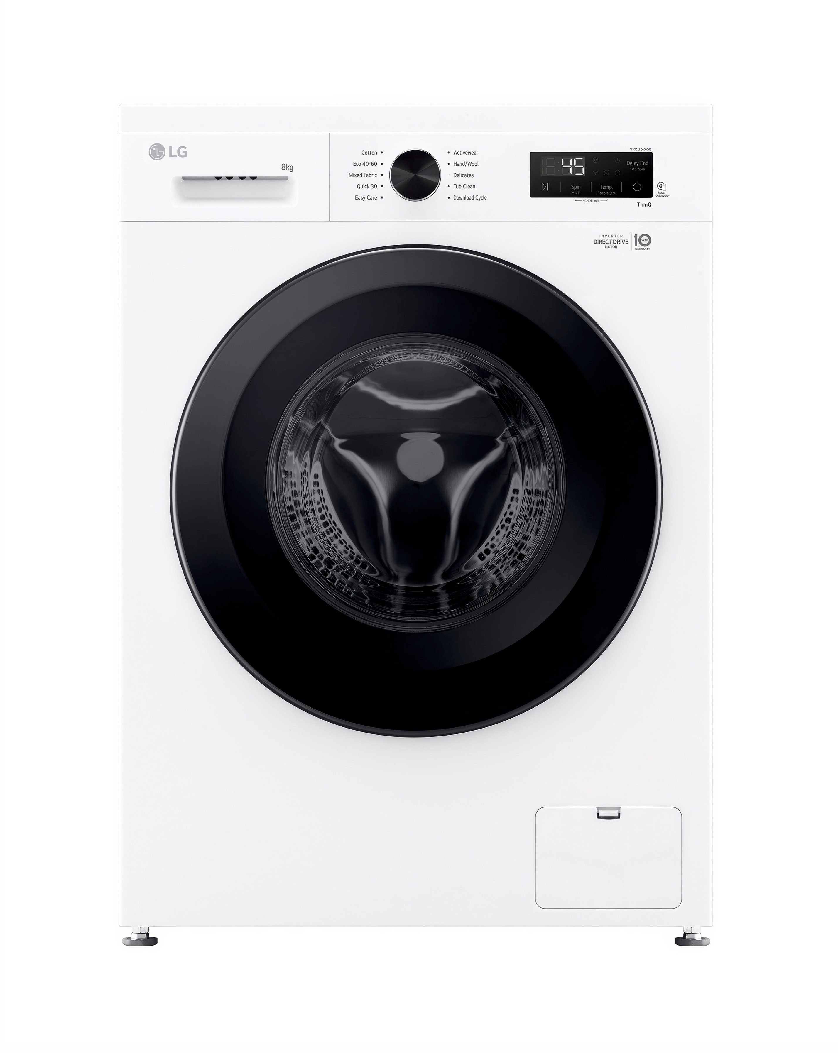 LG X10 F4X1008NWK 8kg Washing Machine