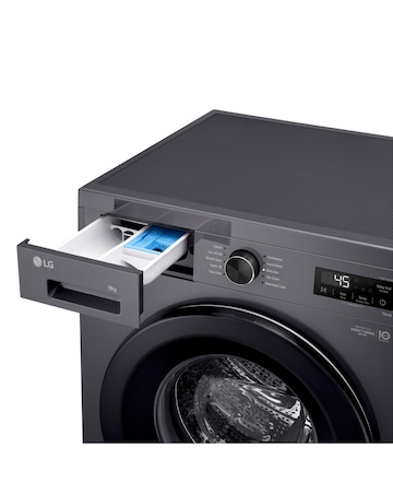 LG X10 Series F4X1009NMK 9kg 1400rpm WiFi Washing Machine Slate Grey + Install