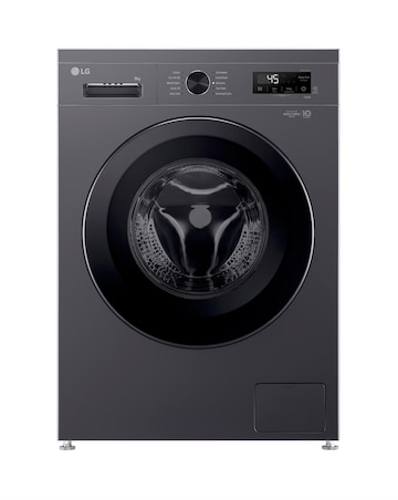 LG X10 Series F4X1009NMK 9kg 1400rpm WiFi Washing Machine Slate Grey + Install