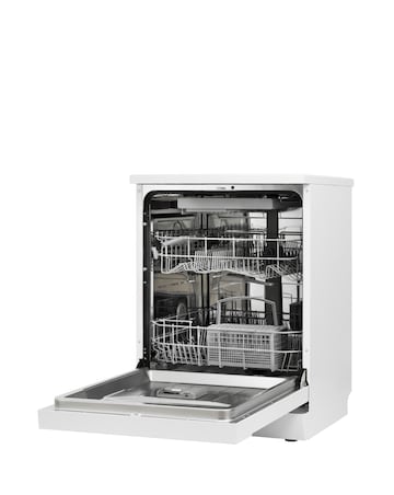 Russell Hobbs RH60DW00D2W 14 Place Settings Full Size Dishwasher White + Install
