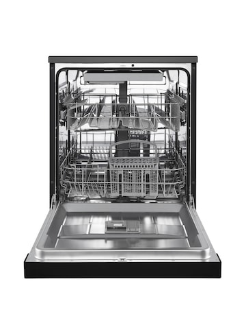 Russell Hobbs RH60DW00D2B 14 Place Settings Full Size Dishwasher Black + Install